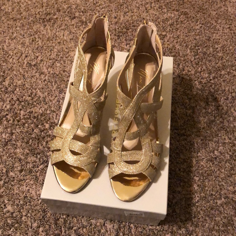 Gold Marc Fisher Shoes